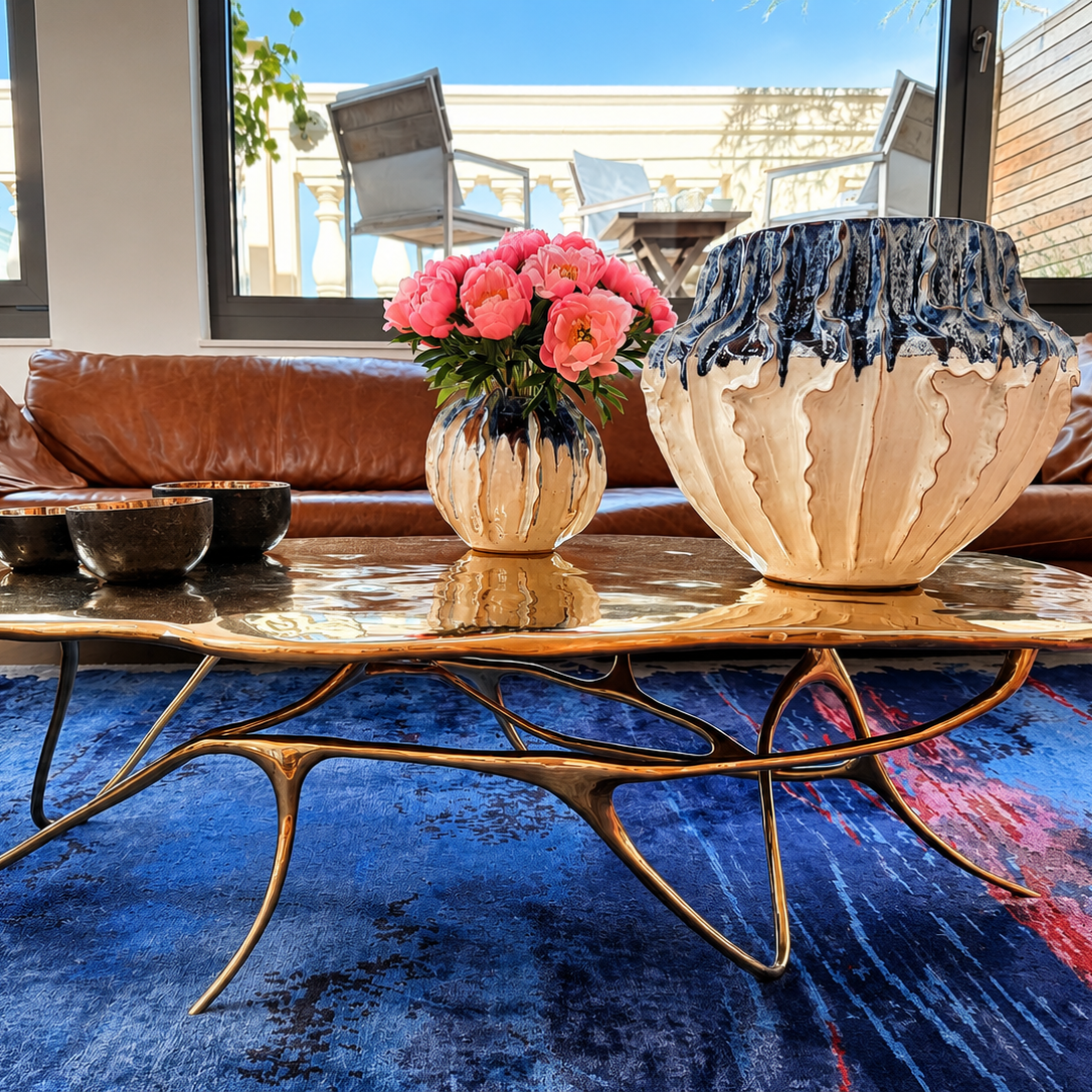 Ink Brass Coffee Table