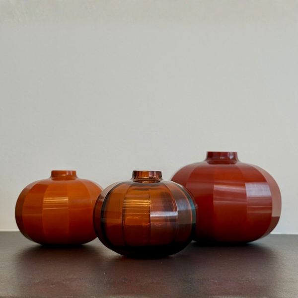 Octagon Pumpkin Vase