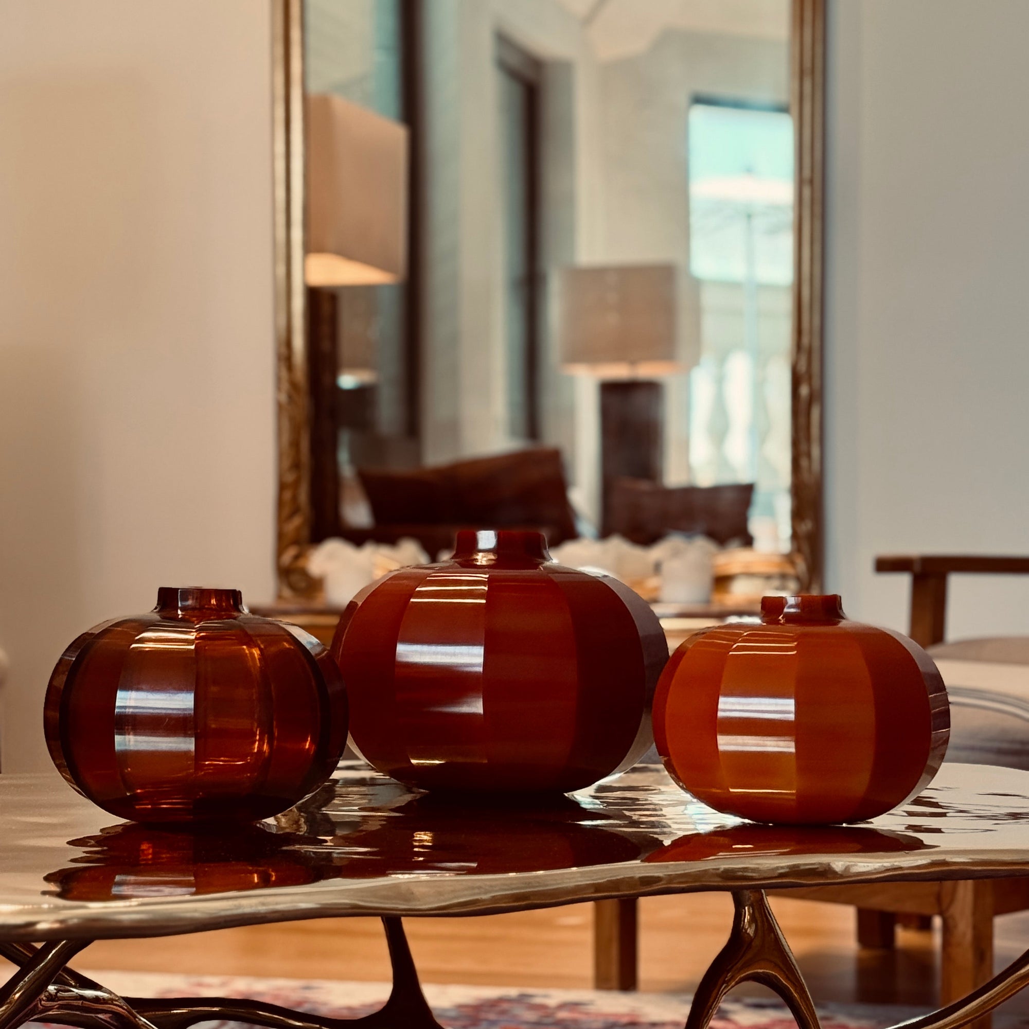 Octagon Pumpkin Vase