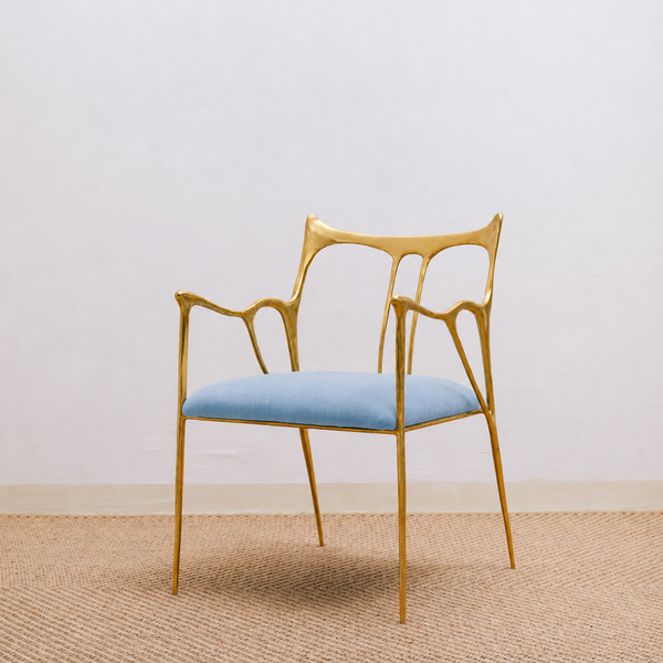 Ink Brass Chair