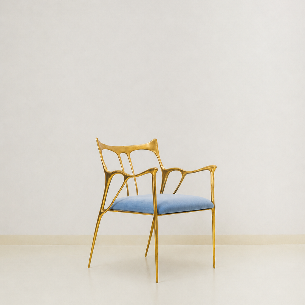 Ink Brass Chair