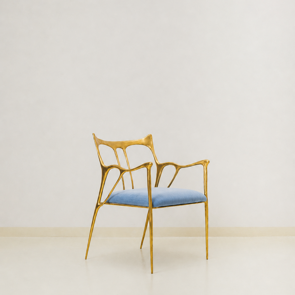 Ink Brass Chair