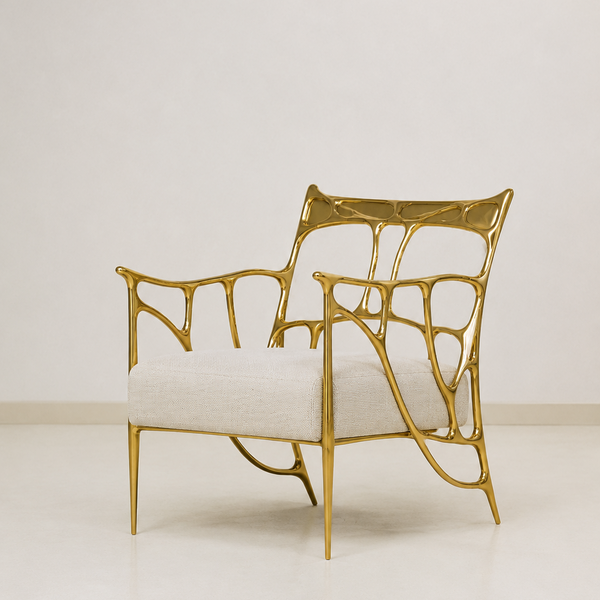 Ink Brass Armchair