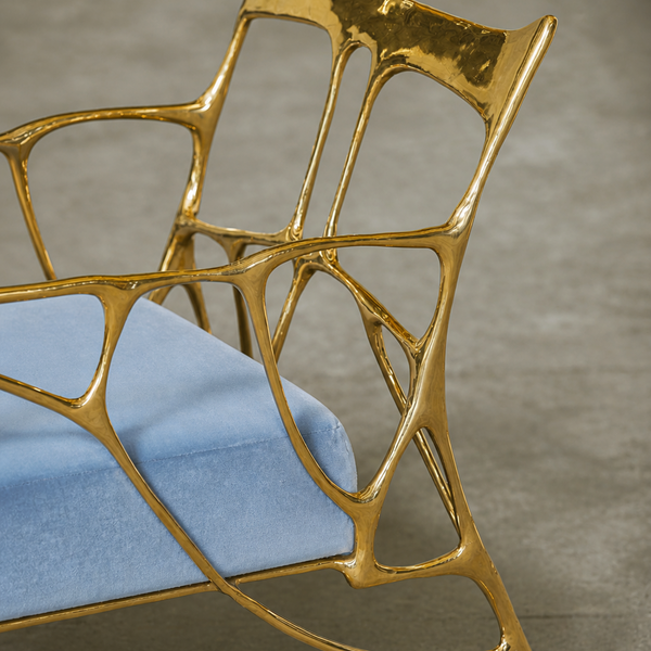 Ink Brass Armchair