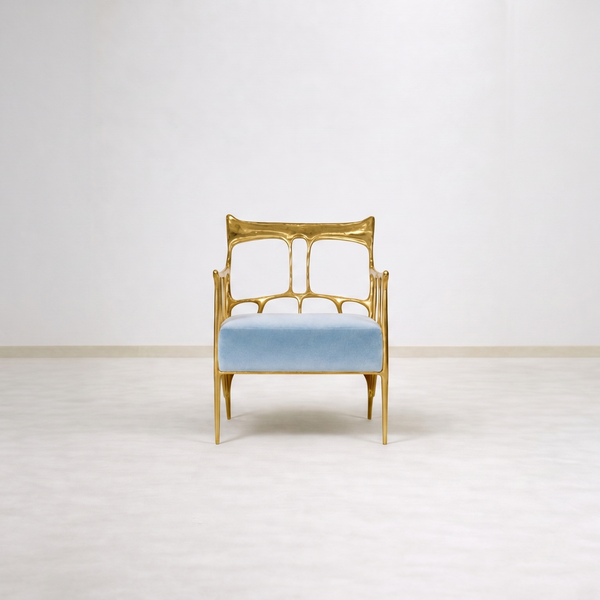 Ink Brass Armchair