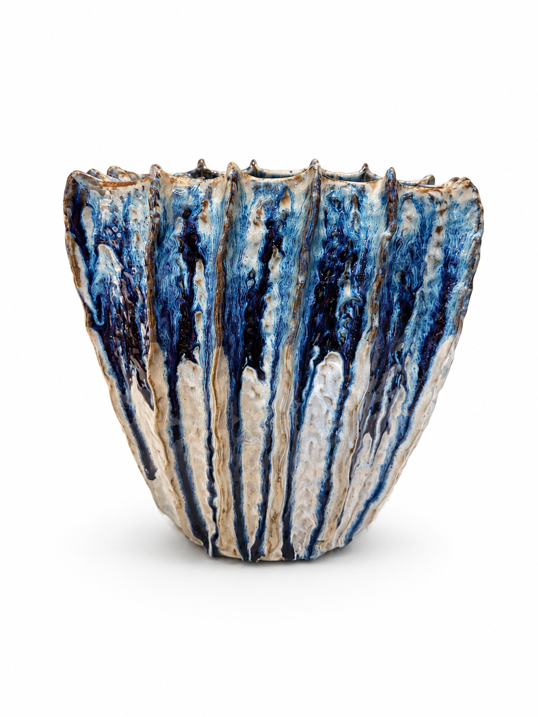 JJCurated_Ceramics_Reef_Vase_Reactive_blue