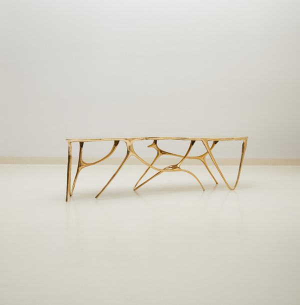 Ink Brass Console Low