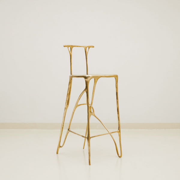 Ink Brass Bar Stool