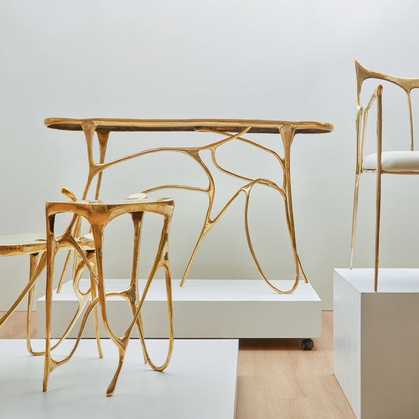 Ink Brass Console High
