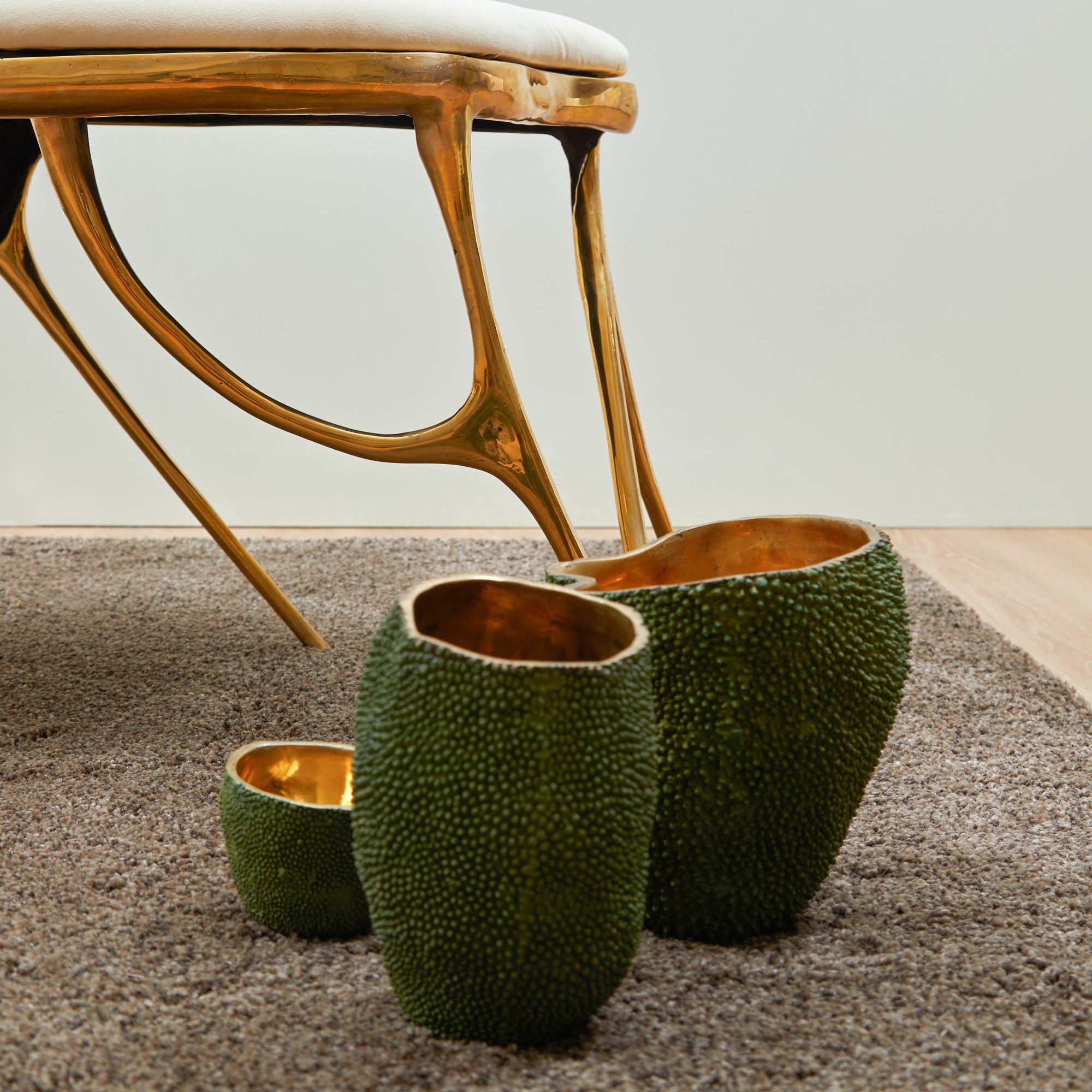 Jackfruit Brass Vase