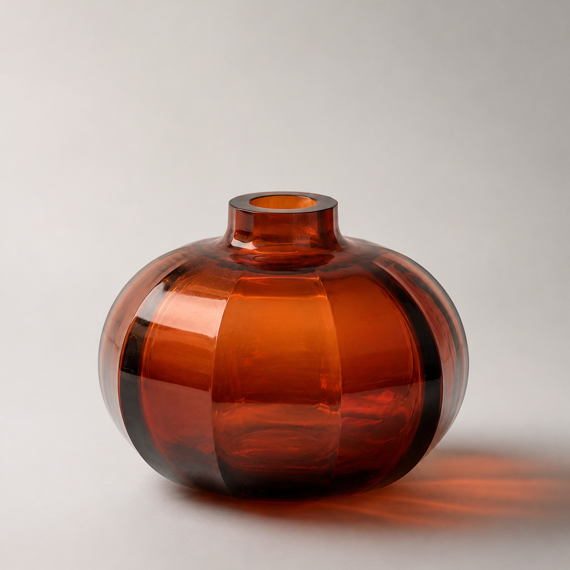 Octagon Pumpkin Vase