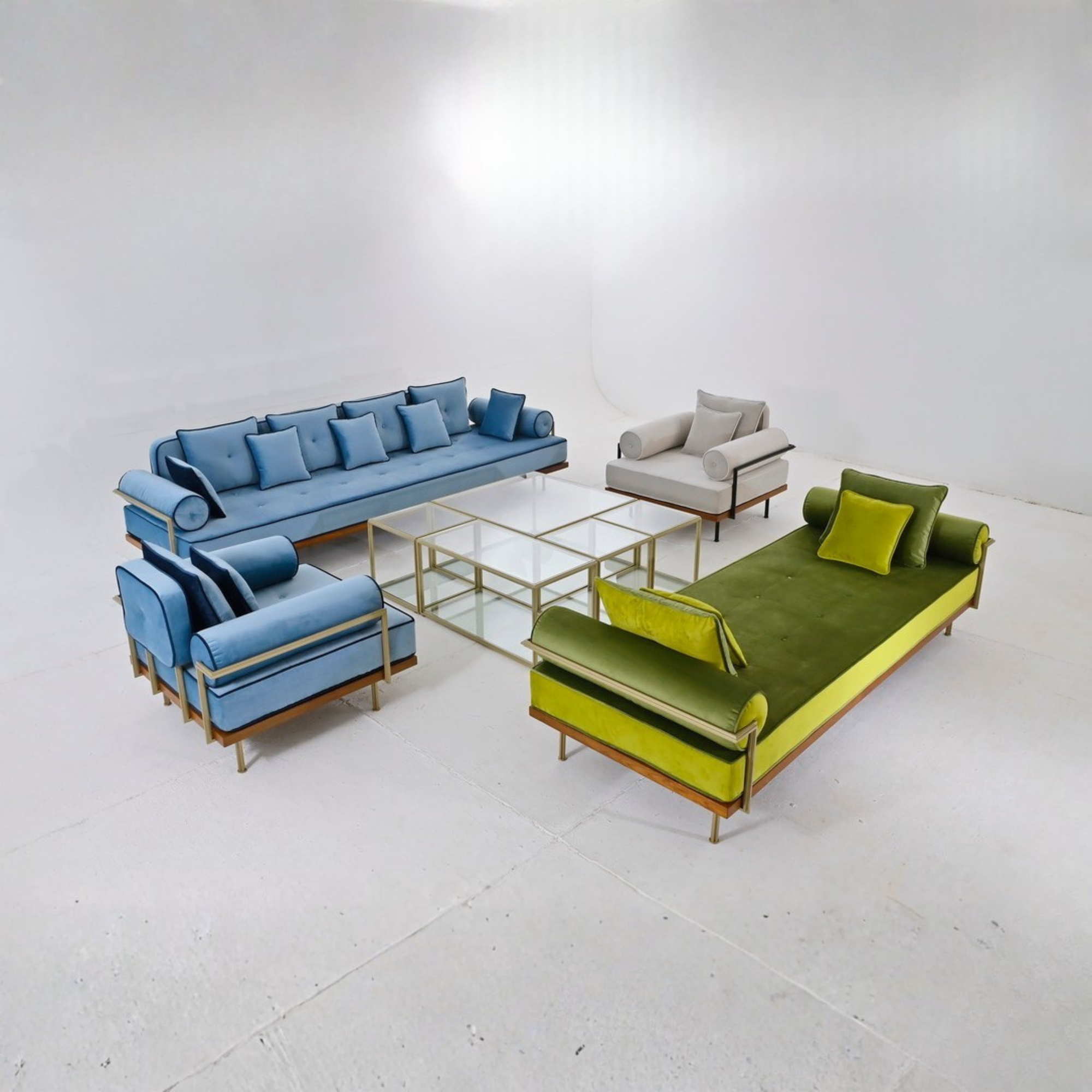 Four-Seater Sofa by p. tendercool